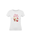 T-shirt merry christmas nounours femme