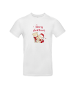 T-shirt merry christmas nounours enfant