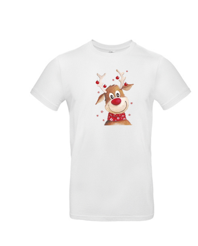 T-shirt renne noël enfant