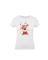 T-shirt renne noël femme