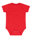 Body manches courtes rouge personnalisable