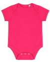 Body manches courtes rose personnalisable