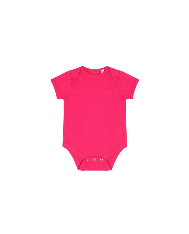 Body manches courtes rose personnalisable