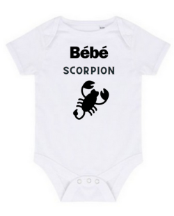Body manches courtes scorpion