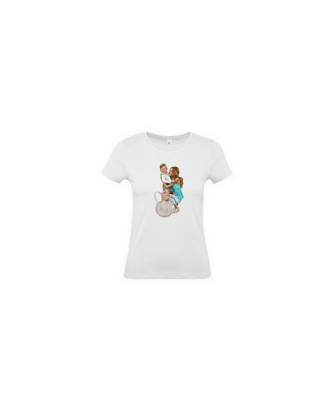 T-shirt maman et garçon