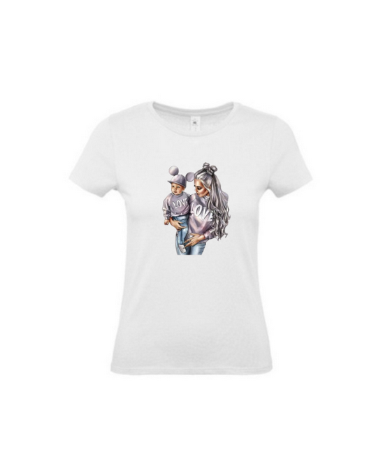 T-shirt maman et petit garçon