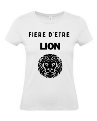 T-shirt fière d'être lion