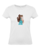 T-shirt maman et fille calin