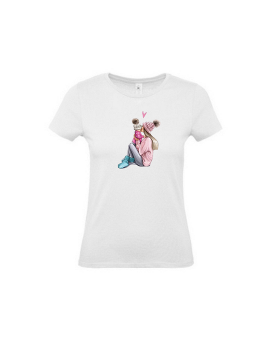 T-shirt maman et bébé bonnet