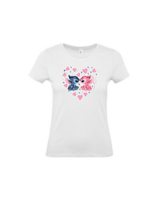 T-shirt stitch amoureux femme