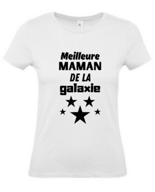 T-shirt meilleure maman de la galaxie