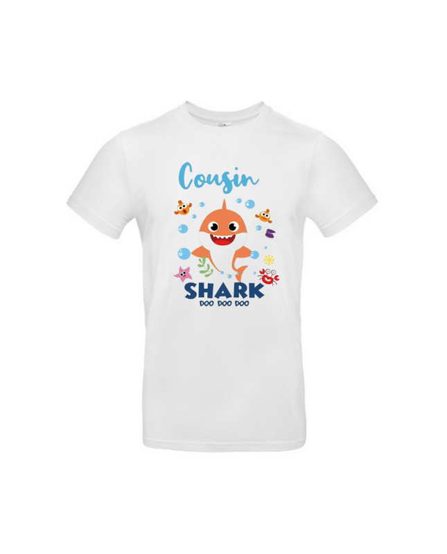 T-shirt cousin shark enfant