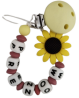 Attache lolette tournesol