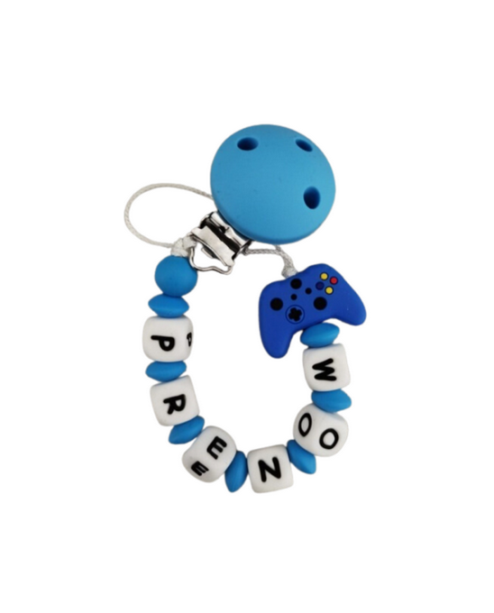 Attache lolette manette bleue