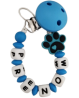 Attache lolette patte bleue