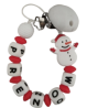 Attache lolette bonhomme de neige