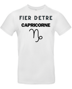 T-shirt fier d'être capricorne