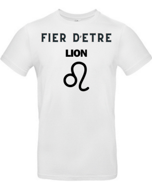 T-shirt fier d'être lion