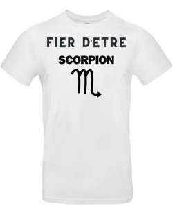 T-shirt fier d'être scorpion