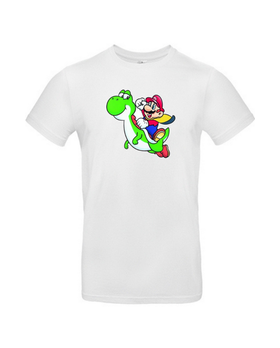 T-shirt mario yoshi homme