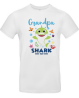 T-shirt grandpa shark homme