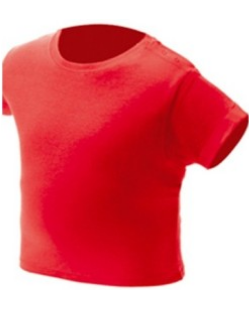 T-shirt bébé personnalisable rouge