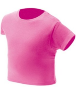 T-shirt bébé personnalisable rose