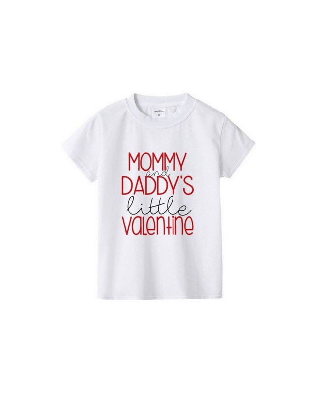 T-shirt enfant spécial St-Valentin (blanc)