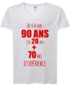 T-shirt citation Curves age à personnaliser