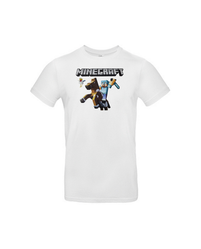 T-shirt minecraft chevalier