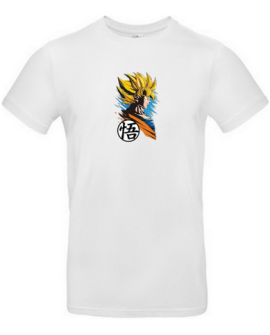 T-shirt enfant son goku profil