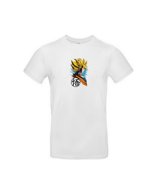 T-shirt enfant son goku profil