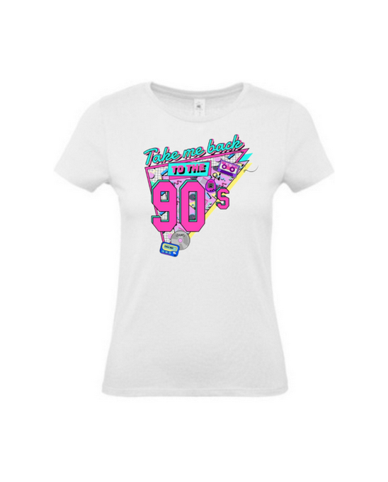 T-shirt femme take me back to the 90's
