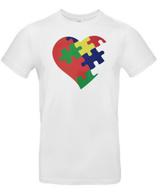 T-shirt enfant coeur autisme