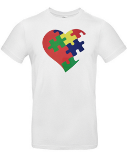 T-shirt enfant coeur autisme