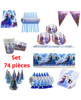 Set d'anniversaire Reine des neiges