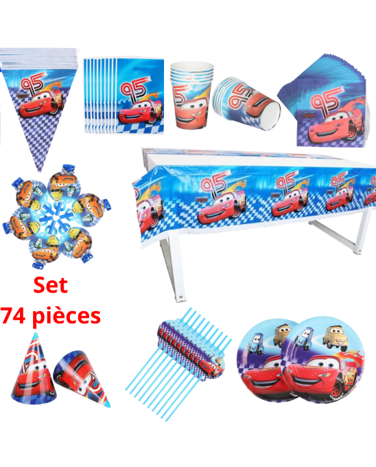 Set d'anniversaire Cars