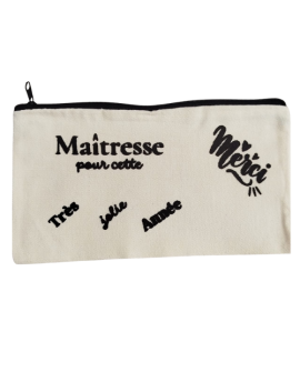 Trousse merci maîtresse floc 3D