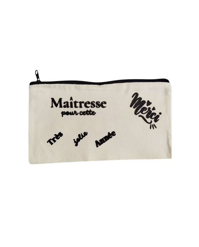Trousse merci maîtresse floc 3D